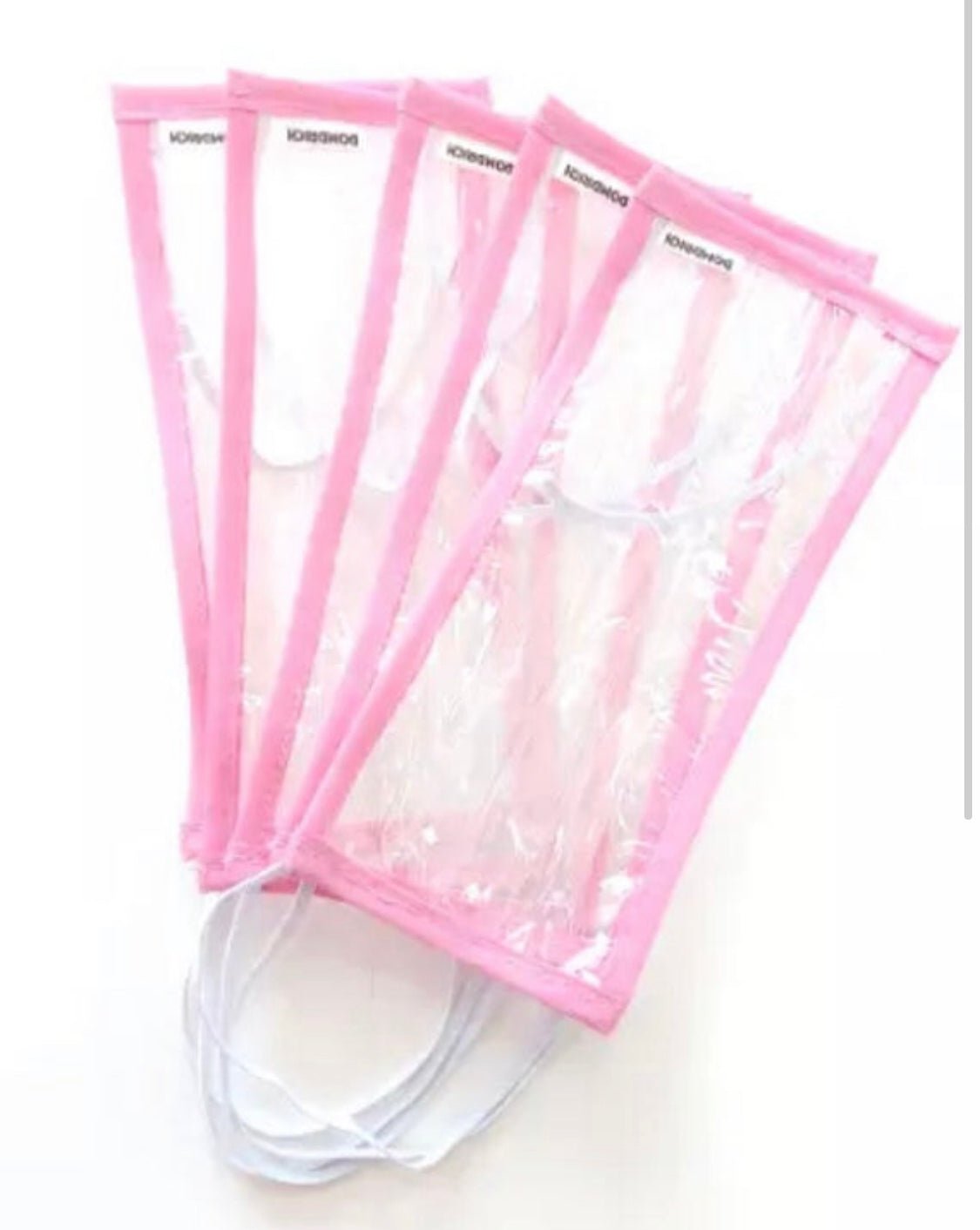 Face vinyl protecting clear cover with different colors of trim.