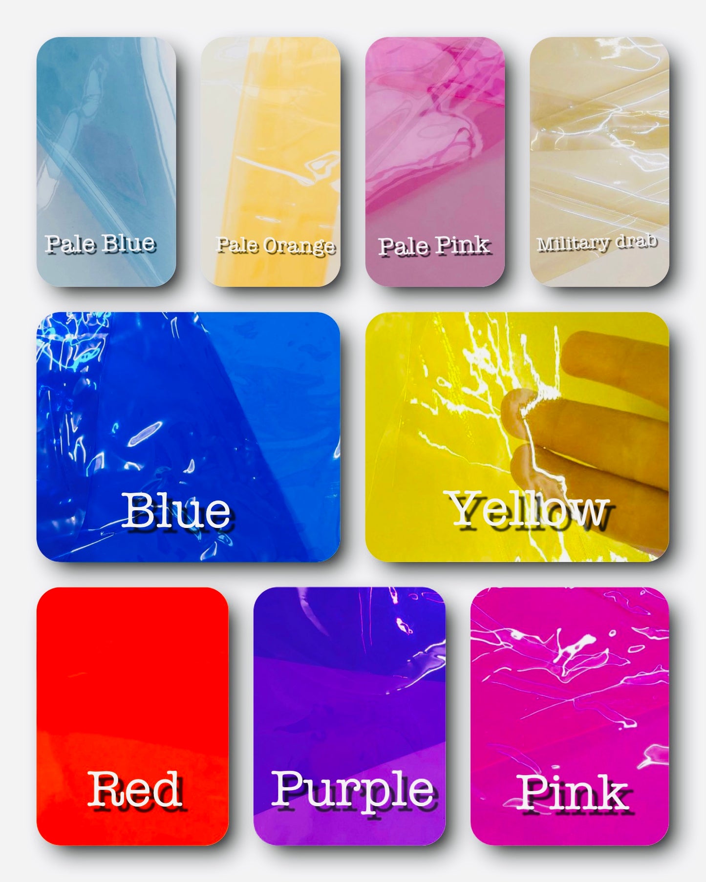 Transparent Vinyl Raincoat — Designer Streetwear Knee-Length Raglan Raincoat — Classic Waterproof Clear PVC Outerwear by Domdrich Studio