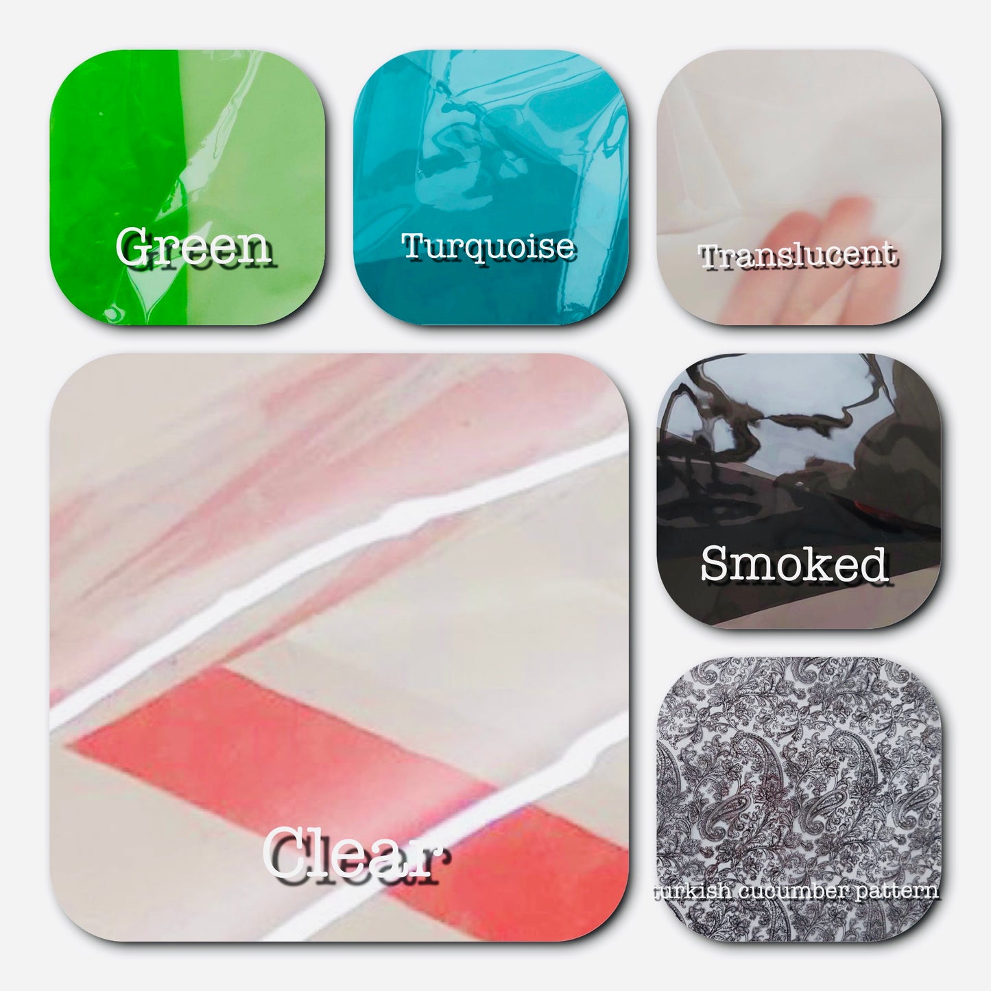 Transparent Vinyl Raincoat — Designer Streetwear Knee-Length Raglan Raincoat — Classic Waterproof Clear PVC Outerwear by Domdrich Studio