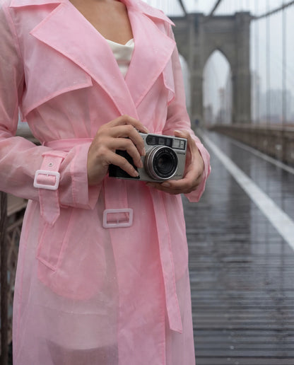 The Marshmallow Matte Trench Raincoat