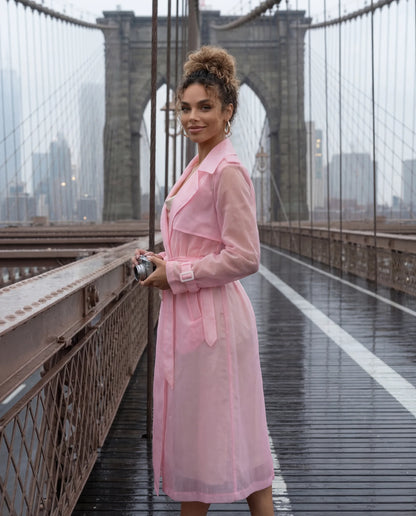 The Marshmallow Matte Trench Raincoat