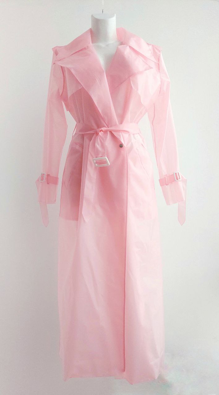 The Marshmallow Matte Trench Raincoat