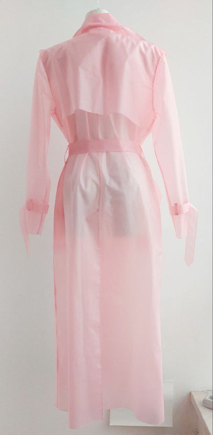The Marshmallow Matte Trench Raincoat