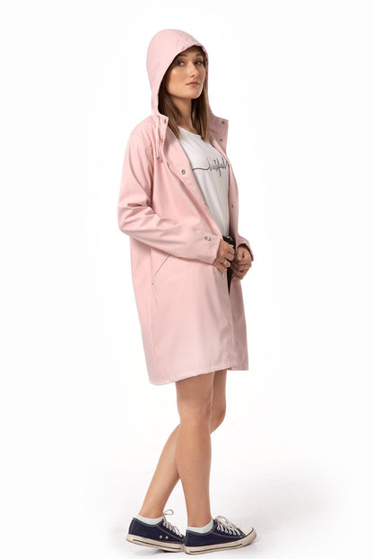 Vegan Leather Classic Raincoat.