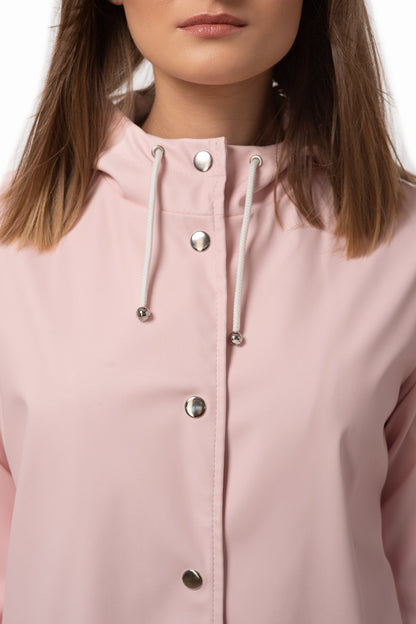 Vegan Leather Classic Raincoat.