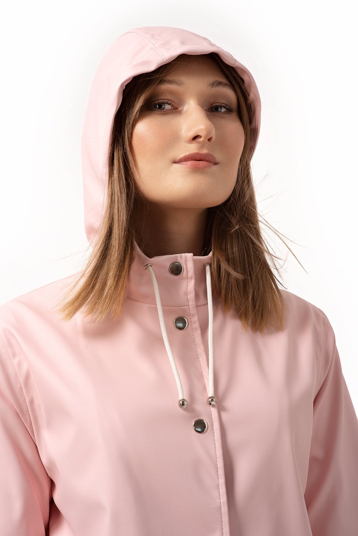 Vegan Leather Classic Raincoat.