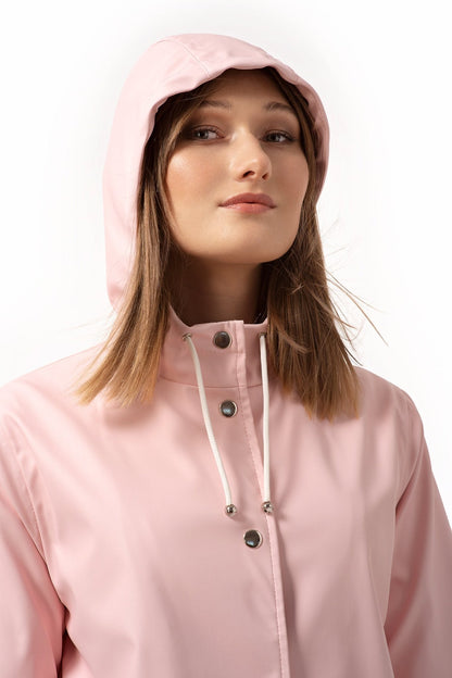 Vegan Leather Classic Raincoat.