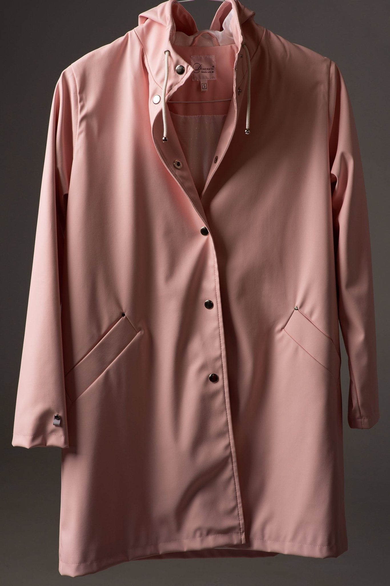 Vegan Leather Classic Raincoat.