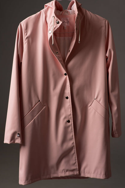 Vegan Leather Classic Raincoat.