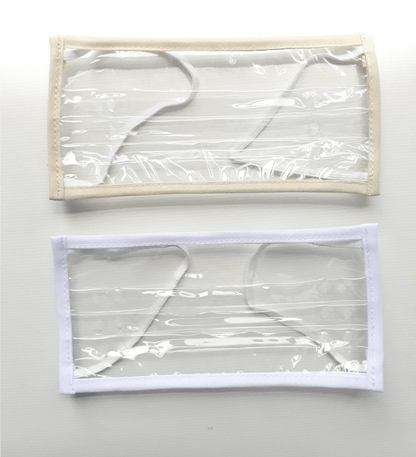 Face vinyl protecting clear cover with different colors of trim.