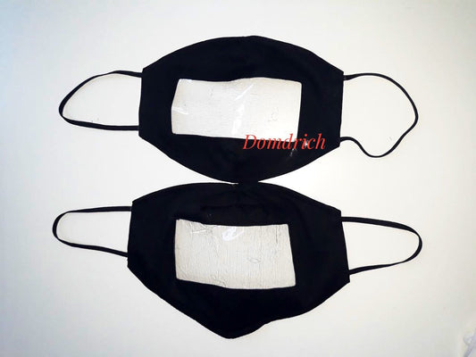 Clear vinyl protecting cover with two layered cotton frame. Unique protecting accessory!