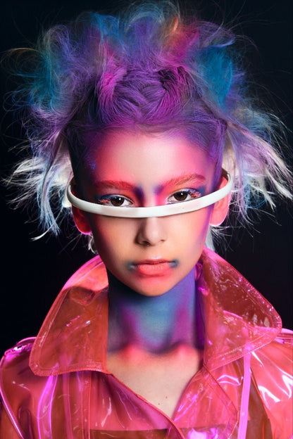 Kids Vinyl Biker jacket. Kids Rain Jacket.